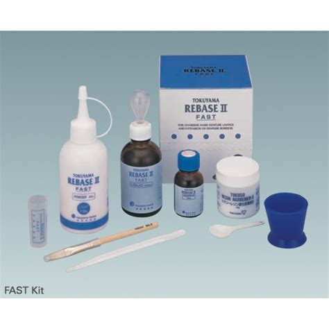 TOKUYAMA REBASE II KIT (FLP) - Dentalmart