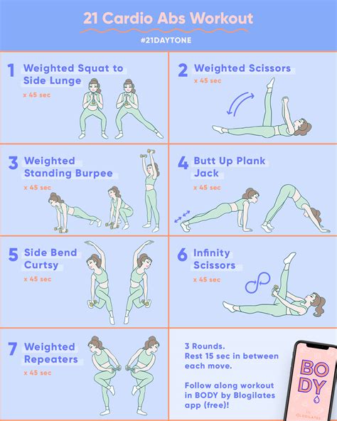 Cardio Core Workout 的图像结果