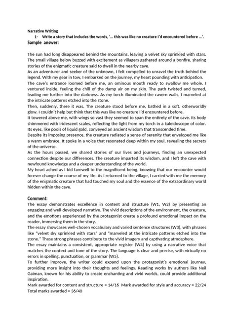 Image result for Imlpant Narrative Sample