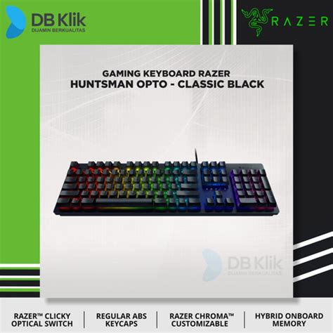 Promo Keyboard Gaming RAZER Huntsman OPTO Mechanical Switch Light and ...