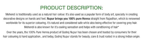Buy Godrej Nupur 100% Pure Henna Powder for Hair Colour (Mehandi) | for ...