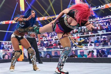 WWEアスカ強し！2冠連続挑戦は、サーシャを下しロウ女子王座を奪還！ | THE DIGEST