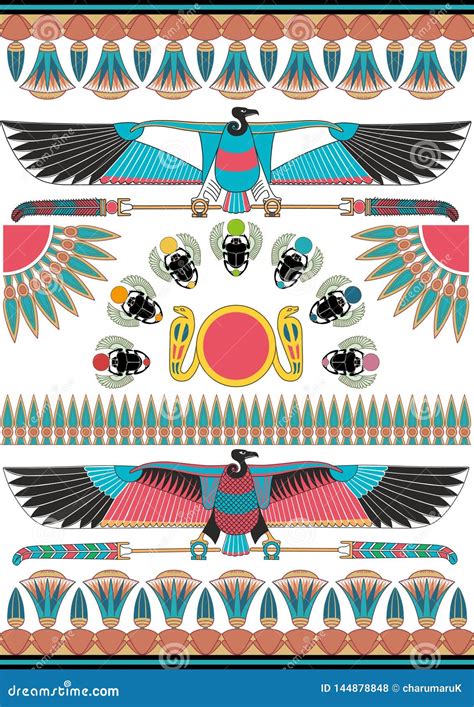 Ancient Egyptian Murals, Sculptures and Patterns. Ancient Egypt ...