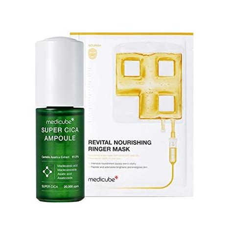 Buy MEDICUBE Super Cica Ampoule FREE Nourishing Ringer Mask 2EA | Dry ...