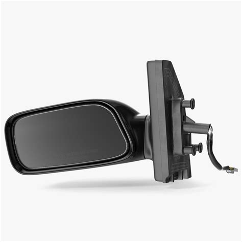 Car Side View Mirror Left Black 3D Model $29 - .3ds .blend .c4d .fbx ...