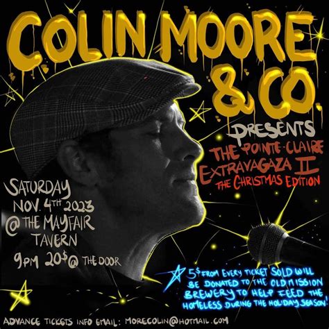 Colin Moore & Co presents The Pointe-Claire Extravaganza II / The ...