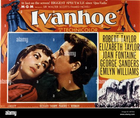 Film 1952 poster ivanhoe hi-res stock photography and images - Alamy
