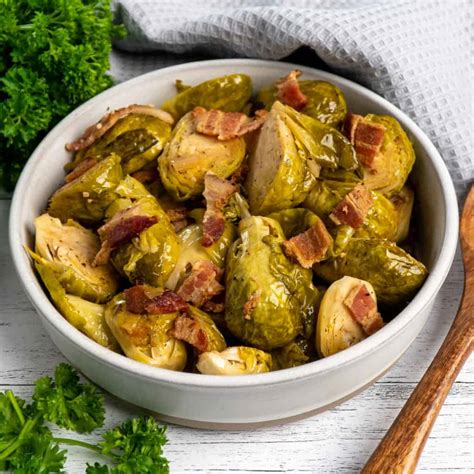 Crock Pot Brussel Sprouts - Slow Cooker Meals