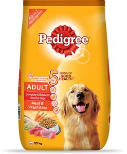 PEDIGREE Adult Meat, Vegetable 20 kg Dry Adult Dog Food Price in India ...