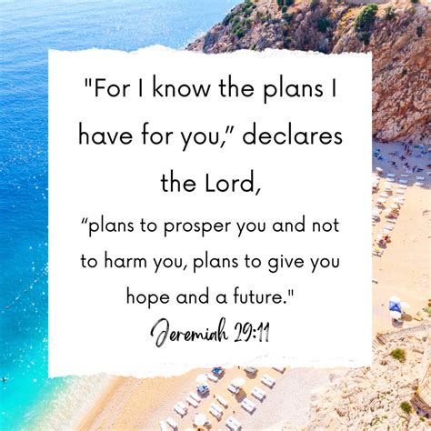 Bible Verses About God's Plan