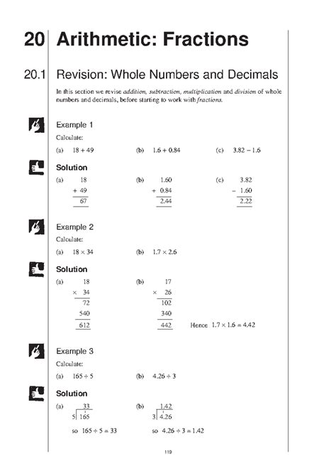 Bk7 20 - Lecture note on formula of fraction - 20 Arithmetic: Fractions ...