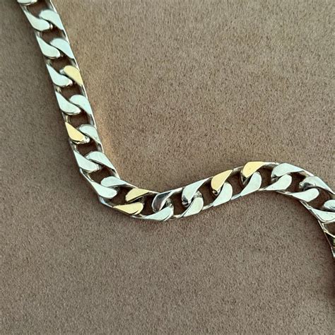 vintage tiffany ヴィンテージティファニー combination link bracelet 18k×silver925 ...