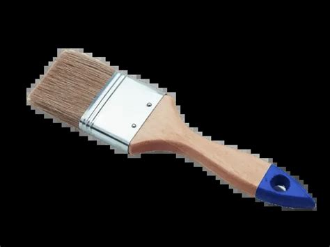 Tube-Town Store - Flachpinsel 30 mm, helle Borsten, Holzstiel