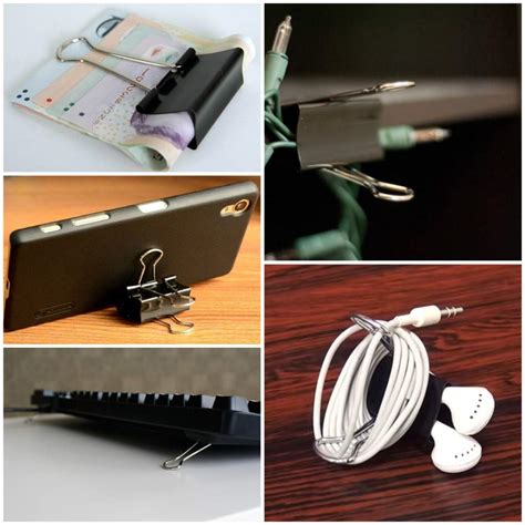 Buy JD9 15 mm Black Small Paper Clips for Notes Letter, Papers,Binder ...