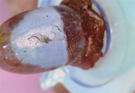 Rare Natural Om Symbol Inside Crystal Shivling | Premium Devotional ...