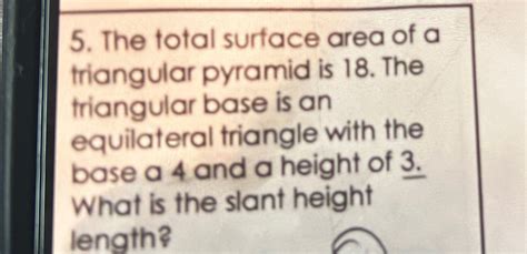 Surface Area Formula for Triangular Pyramids 的图像结果