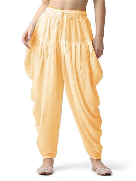 Stylesindia Women's Loose Fit Rayon Dhoti Pants | Free Size Patiala Sa ...