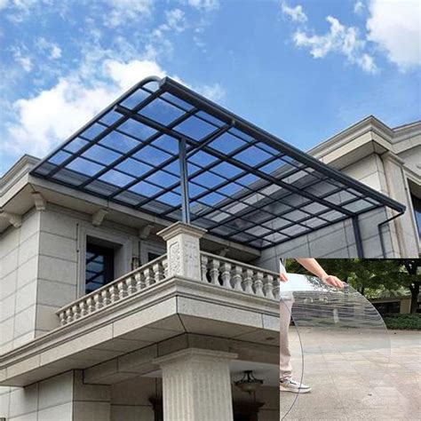 Amazon.com: Pllrbvshs 2mm Thick roof Skylight Panels, Polycarbonate ...