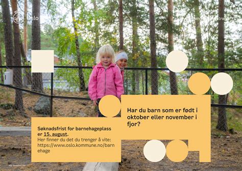 Bydel Gamle Oslo: Husk å søke barnehageplass - Oslo kommune - Aktuelt