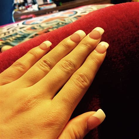 French Tip Nails V Shape - The Keystone Report