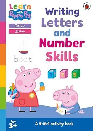 Learn with Peppa: Number Skills and Writing Bumper Activity Book | Set ...