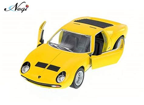 Negi Kinsmart Car 1:34 Lamborghini Miura P400 Car Open Door Car Metal ...