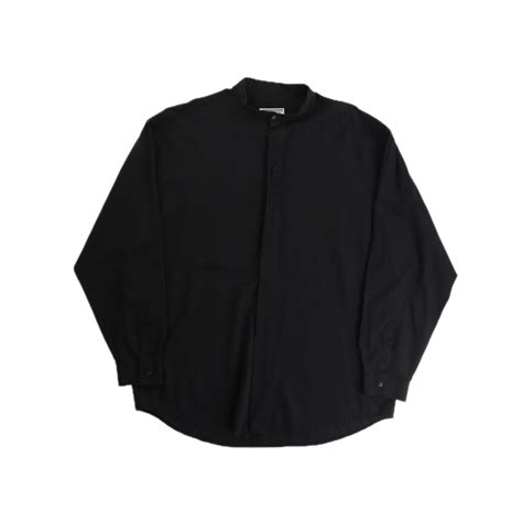 【FIFTY-FIFTY】"toromi" embroidery fly front band collar shirt -9035- | cv
