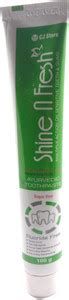 CJ SHINE Shine & Fresh Ayurvedic Toothpaste, Pack of 2 (MADE IN INDIA ...