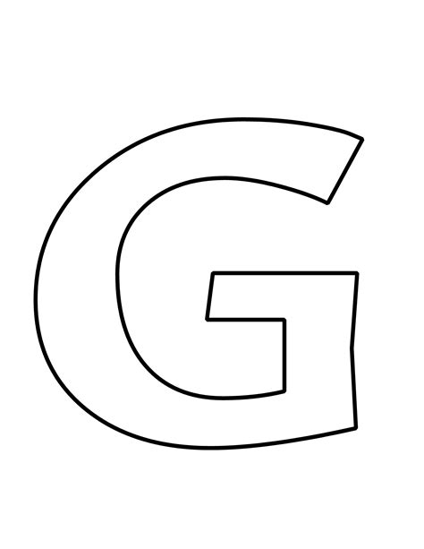 Free Printable Bubble Letters: Cool Bubble Letter G