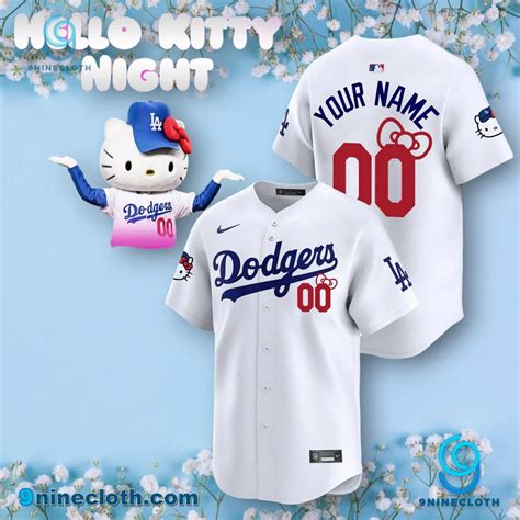 [Free Shipping + 20% Off] Los Angeles Dodgers Hello Kitty Night ...