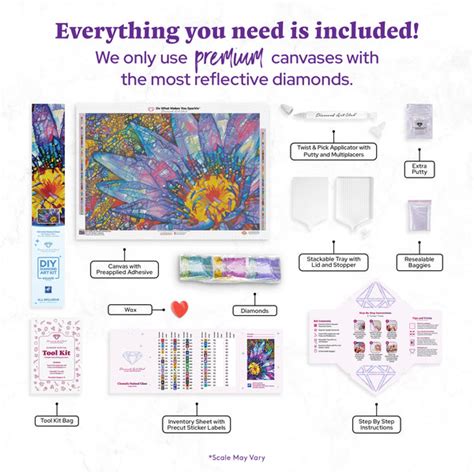 Clematis Stained Glass – Diamond Art Club