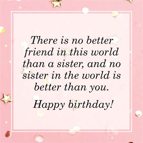 Birthday Greeting For Sister Quotes Birthday Quotes For Sister Happy