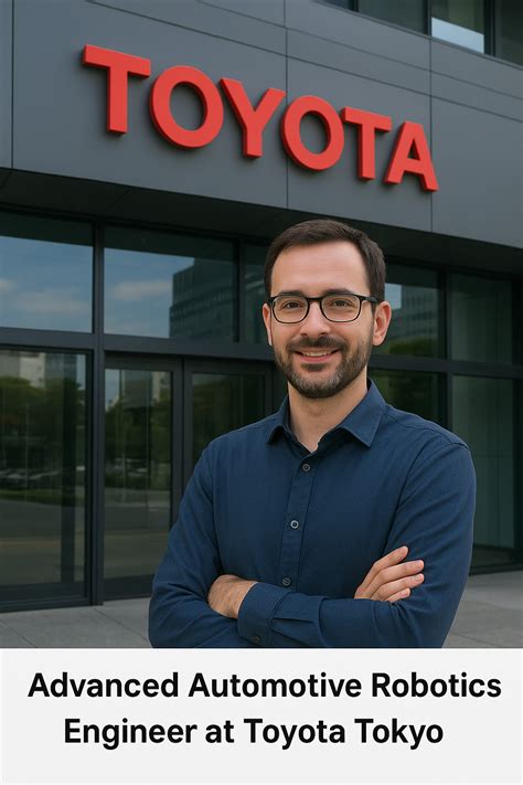 Urgent 5 Advanced Automotive Robotics Engineer Toyota Tokyo