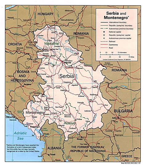 Maps of Serbia | Detailed map of Serbia in English | Tourist map of Serbia | Road map of Serbia ...