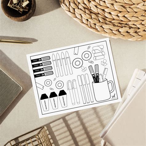 Stationery Color Page 的图像结果