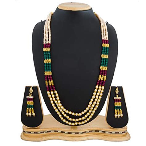 Buy The Luxor Fashion Jewellery Traditional Bridal Multi-Strand Rani ...