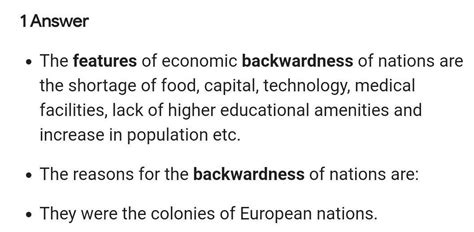 1. what are the features of backwardness ?2. how we calculate HDI ...