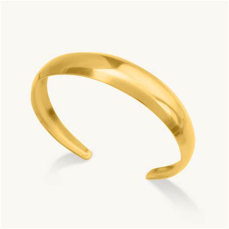 Shop Orbit Open Cuff Gold Bracelet for Women - PALMONAS
