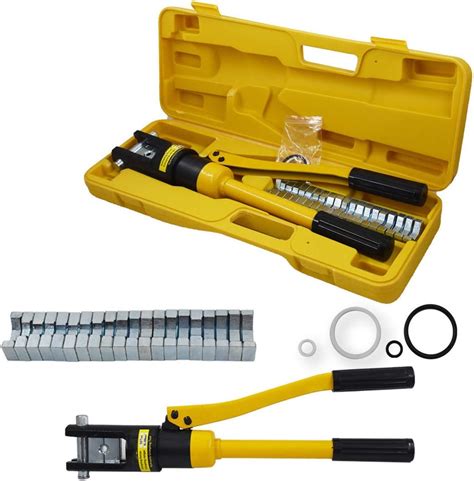 WFLNHB 16 Ton Hydraulic Wire Crimper with 11 Dies for Wires India | Ubuy