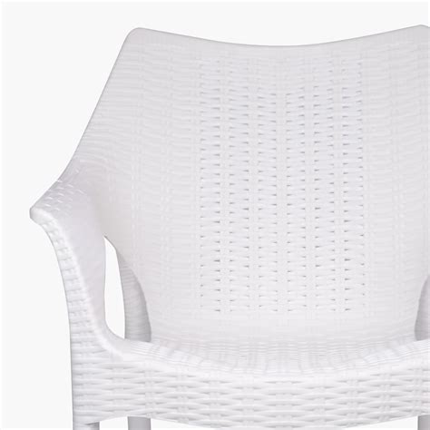 Buy Abigail Polypropylene Outdoor Chair - White from Home Centre at ...