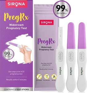 SIRONA PregRx Midstream Pregnancy Test Kit Price in India - Buy SIRONA ...