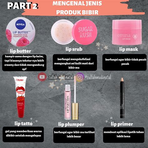 Mengenal jenis-jenis produk bibir | Recommended skin care products, Skin care, Beauty skin care ...