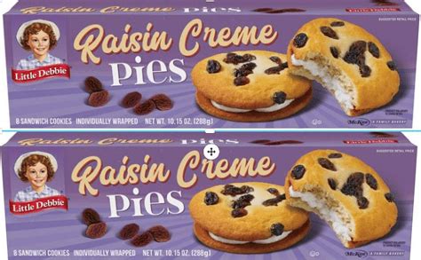 Little Debbie Raisin Cream Pies 2pk - Walmart.com