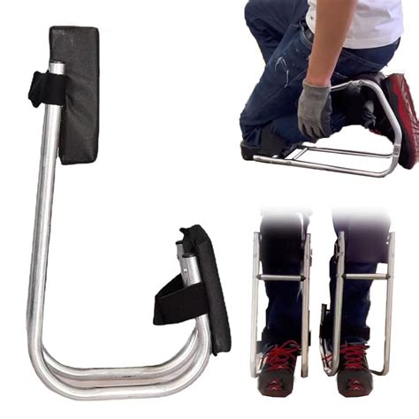 Happydeer 2pcs Knee Seat for Gardening Knee Rest Cushion Thickened Kneeling Pad Stainless Steel ...