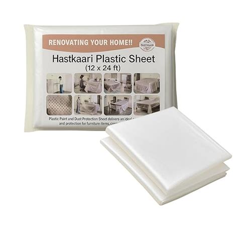 Hastkaari Multipurpose Paint Dust & Furniture Cover Polythene Sheet ...