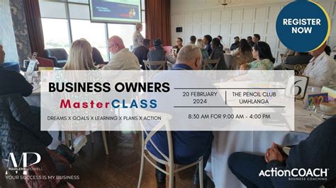 Business MasterCLASS- Dreams X Goals X Learnings X Plans X Action, The ...