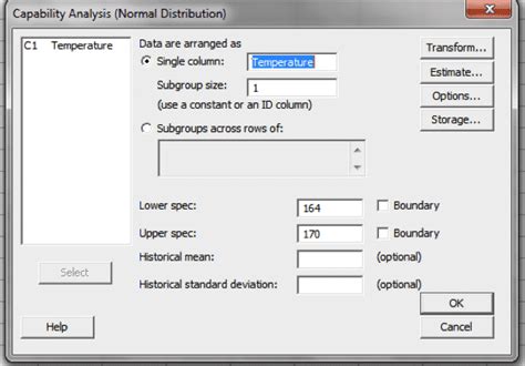 Image result for Minitab Process Capability Chart