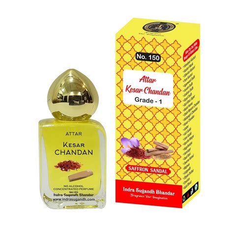 INDRA SUGANDH BHANDAR Attar For Men|Women|Pujan Shahi Kesar Chandan ...
