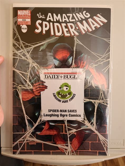 AMAZING SPIDERMAN #666 HTF LAUGHING OGRE COMICS DAILY BUGLE STORE ...