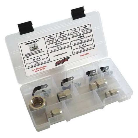 Sur&R Compression Block Off Kit, 4 Pieces AC80 | Zoro